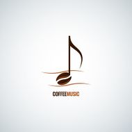 coffee bean concept music background N2