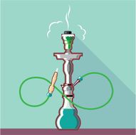 Hookah vector art