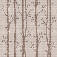 Abstract decorative trees - seamless background cloth paneling