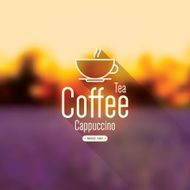 Vintage restaurant menu design On amazing blurred background N2