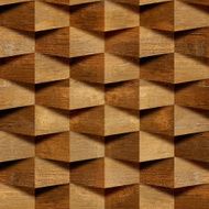 abstract decorative bricks - seamless background wooden texture