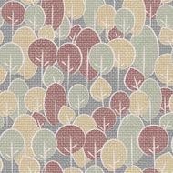 Abstract decorative trees - seamless background cloth paneling N2