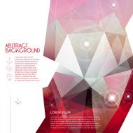 Abstract polygonal background N169