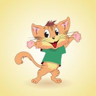 Cat cartoon illustration N5