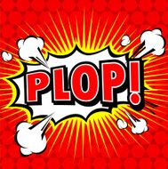 Plop! Comic Expression Vector Text N2