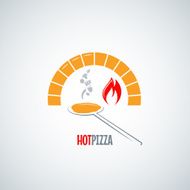 pizza oven hot background