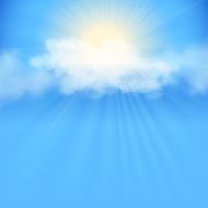 Blue sky abstract background