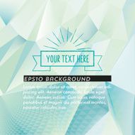 white-blue polygonal folded background N2