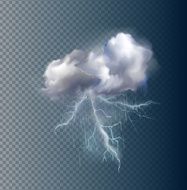 Vector cloud and lightnings