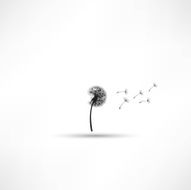 blowing dandelion vector N2