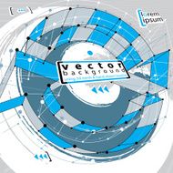 Vector background abstract live style vector illustration