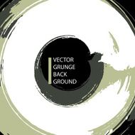 Grunge brushes made vector abstract background N2