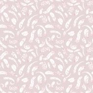 Feathers seamless pattern N23
