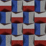 Abstract paneling pattern - seamless red-blue colors