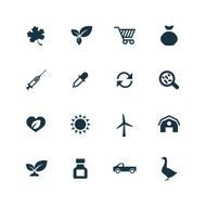 set of agriculture farm icons N6