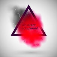 Abstract background - color fog in a frame