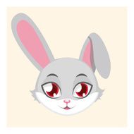 Cute bunny portrait