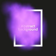 Color fog in a frame Vector illustration N3