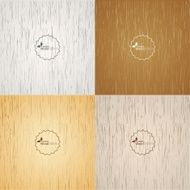 Set Light wood background