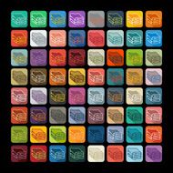 Flat design towels N3