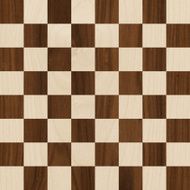 64 square wood checkerboard