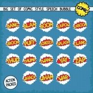 Retro comic bang