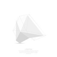 Abstract polygonal geometric shape N6