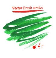 Hand drawn watercolor brush strokes N2