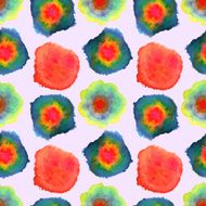 Abstract watercolor seamless pattern Vector illustration