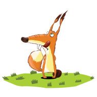 Squirrel standing on grass