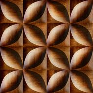 Abstract decorative tiles stacked for seamless background