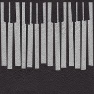 Abstract musical piano keys - seamless background leather surf