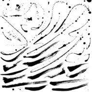 Splatter brushes and Brush Strokes