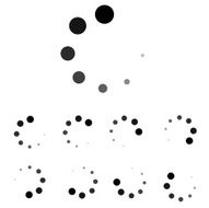 Loading buffering icon set vector illustration N5