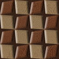 Abstract paneling pattern - seamless background leather texture N5