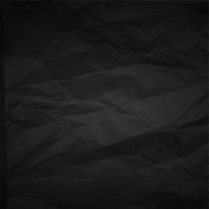 Black crumpled paper