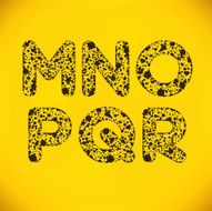 Vector Dot Alphabet from M to R N2