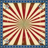 Retro square patriotic background N2