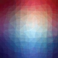Blue and pink luminositygeometric low poly style illustration graphic background N2