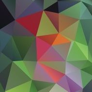 Colorful pink abstract geometric low poly style background N2