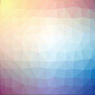 Colorful blue and red abstract geometric low poly style background