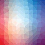 Colorful blue and red abstract geometric low poly style background N2