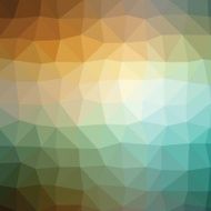 Colorful brown and blue abstract geometric low poly style background N2