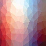 Colorful flame abstract geometric low poly style background N2