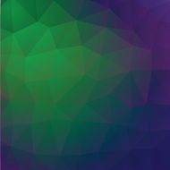 Colorful green and violetabstract geometric low poly style background N2