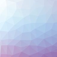 Colorful light pastel blue abstract geometric low poly style background