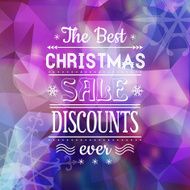 Vintage Sale Winter Background N4