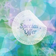 Vintage Sale Special Offer Sticker N13