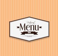 Restaurant menu design N237