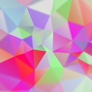 3d blur abstract geometric background with polygons Vector N4